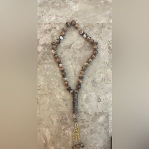 Rosary Muslim Prayer beads! Agate Aqeeq beautiful!